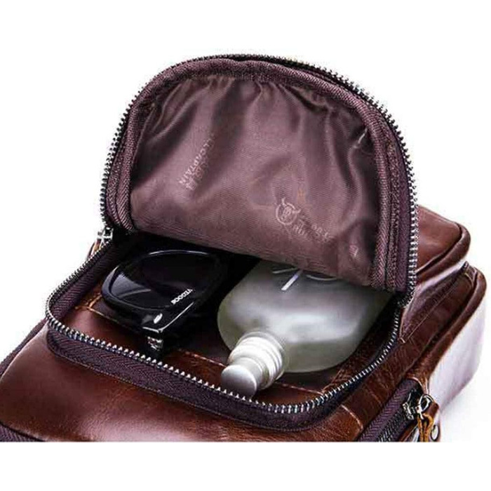 Чорна нагрудна сумка-рюкзак з нейлону для чоловіків та жінок. Ідеально для подорожей, роботи, школи, спорту та активного відпочинку.