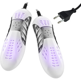 Електричний сушильник для взуття USB з УФ-світлом, антибактеріальний, для взуття, рукавичок, шкарпеток, лижних черевиків, білий