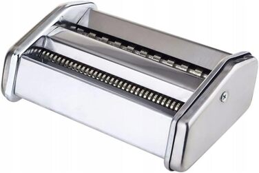 Maestro MR-1679R Pasta Machine, Manual Fresh Pasta Maker, Noodle Cutter, Stainless Steel, 8 Thickness Settings, Ravioli Attachment, Easy to Use for Home, Lasagna, Spaghetti, Noodles