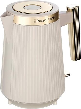 Електричний чайник Russell Hobbs Brontë Stone 1.7L 2400W з матовим дизайном та золотистими акцентами