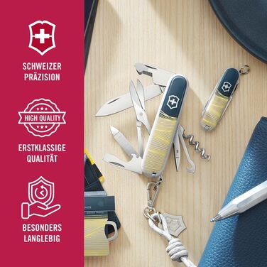 Швейцарський ніж VICTORINOX Companion, 16 функцій, мультитул, Swiss Made, у подарунковій коробці (рожевий, блакитний)
