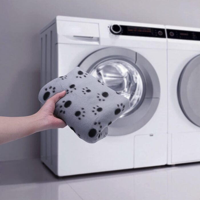 М'який флісовий килимок для собак та котів Nobleza 75x75 см (Сірий)