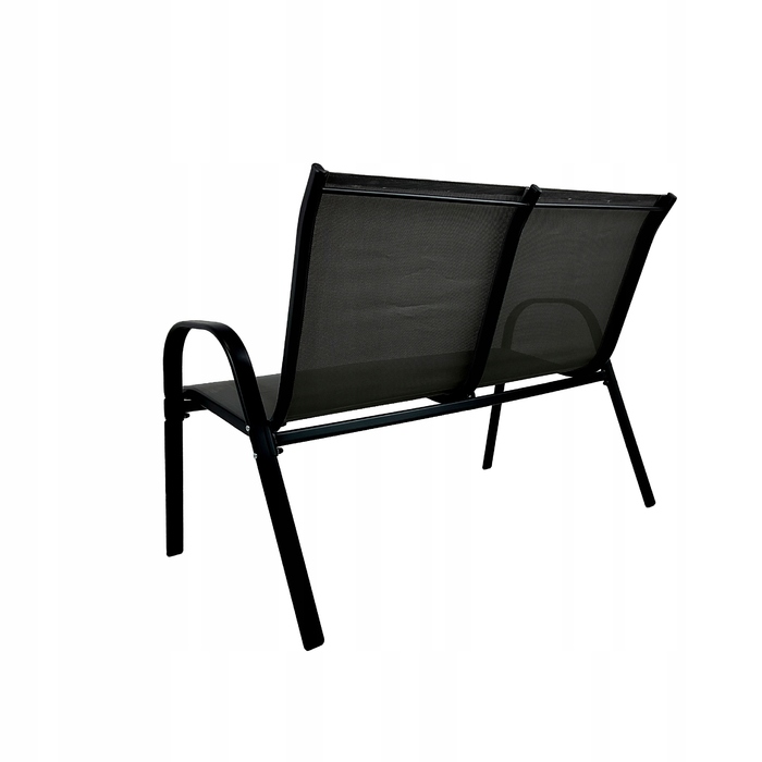 Комплект садових меблів Kontrast, чорний метал, 4 предмети