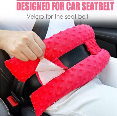 Hysterectomy Lap Belt Pillow, Hysterectomy Recovery, a Must-Have After Surgery, Ice/Heat Pack Abdominal Pillow for Tummy Tuck, C-Section Recovery, Gifts, Minky Dot Red