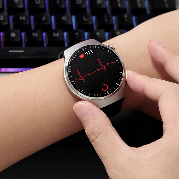 Смарт-годинник Smart-Trend: Моніторинг глюкози, ЕКГ та температури, чорний