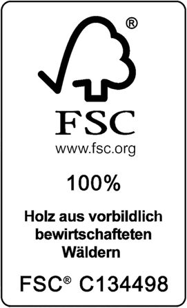 Дерев'яний килимок для ванної та душу Deuba з акацієвого дерева FSC, протиковзкий підклад, модель Stabmuster 1, 76 x 50 см