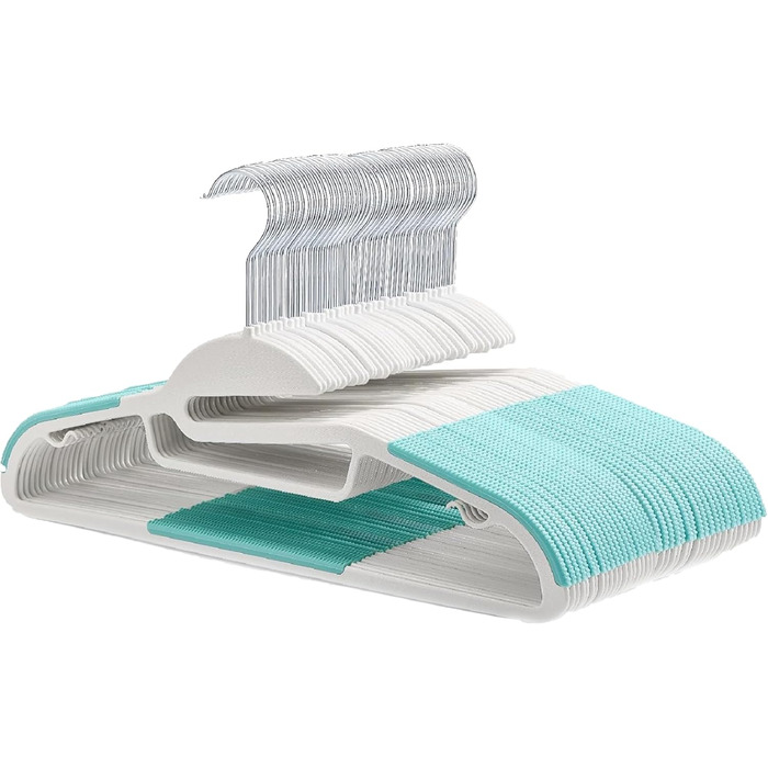 20 шт. Плечики для одягу HOUSE DAY з пластику, неслизькі, для мокрого та сухого одягу, обертаються на 360°, міцні, економія місця