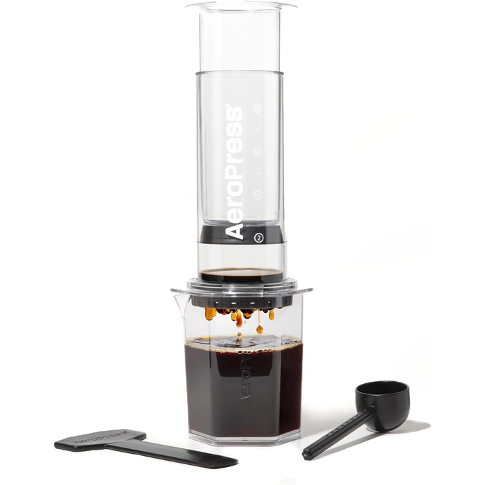 AeroPress Clear XL: прес для кави 3-в-1 (French Press, Pourover, Espresso)