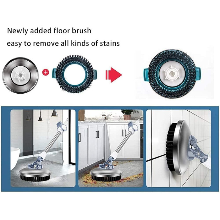 Система для миття підлоги Spin Mop Bucket Deluxe з відром та мікрофіброю (157.5 см)