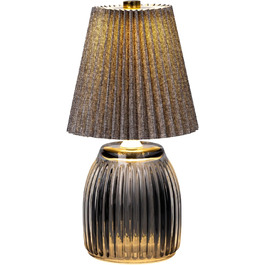 Настільна лампа MJ з таймером, акумуляторна, для дому та декору (сіра)