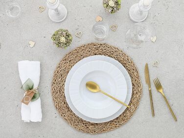 CreaTable Tafelservice Barcelona, 12-teilний сервіз з порцеляни, Made in Europe