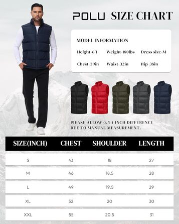 Чоловіча пухова жилетка, водовідштовхуюча, без рукавів, зі стійким коміром, на блискавці, зимова, теплий верхній одяг (XXL, темно-синій)