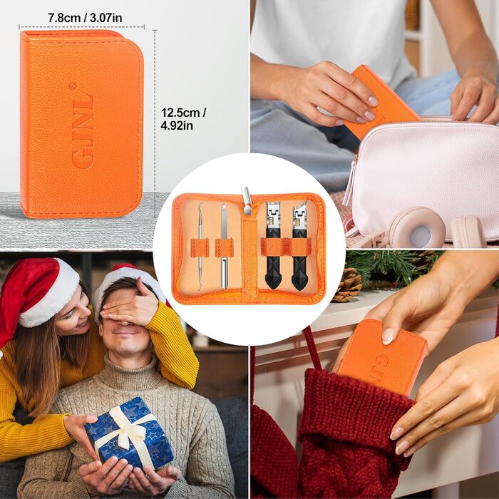 Манікюрний кусачок для товстих нігтів, 4 шт. срібного кольору