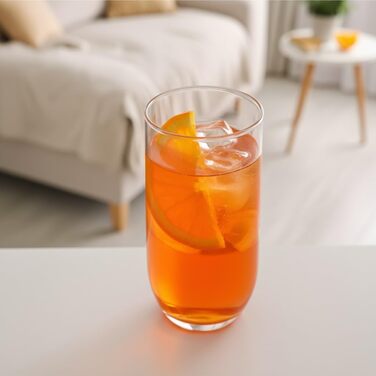 Набір склянок Glasmark KROSNO 1992 Longdrink 6 шт, 400 мл для води, коктейлів, високі склянки для напоїв, придатні для мийки в посудомийній машині