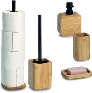 Миска для мила Zeller 18930 Natural з полірезину, 10 x 5,6 x 15,4 см