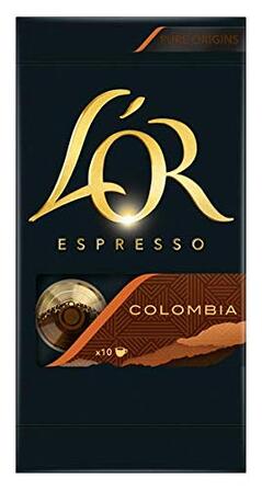 Кавові капсули L'OR для Nespresso, набір-асорті (Probierbox), 100 капсул (10 паків по 10 шт)