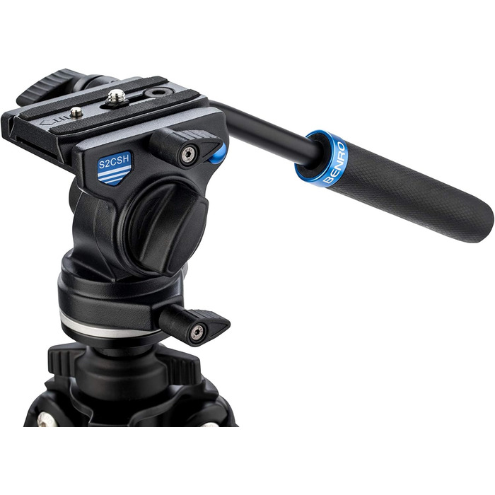 Відеоштатив Benro Slim Video Kit (TSL08AS2CSH) алюмінієвий, набір для зйомки відео