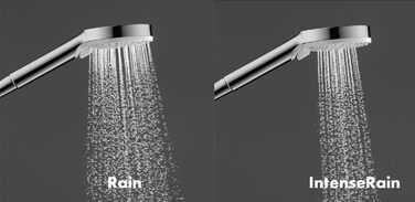 Hansgrohe Crometta Shower Set, 0.65 m, water-saving, White/Chrome (0.90m Set)