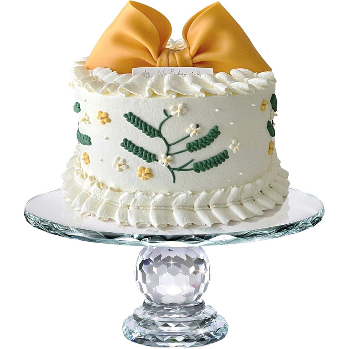 Обертова підставка для тортів Uten: кришталева платформа для декорування випічки