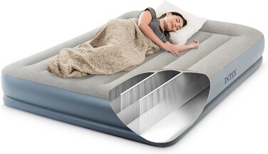 Надувний матрац Intex Queen Kissen Rest Fiber-Tech RP 152x203x30 см (64118ND) - комфортний матрац для сну