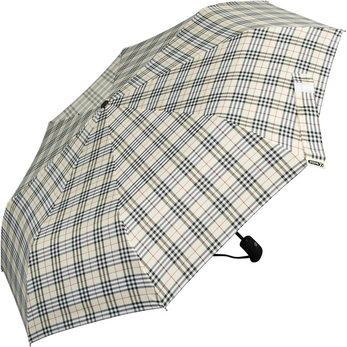 iX-brella парасолька преміум-класу з автоматичним відкриванням, змінний колір при намоканні, принт 'Raindrops' (квітковий бежевий)