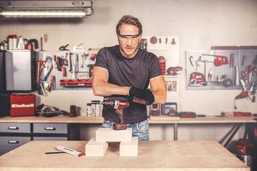 Акумуляторний ударний дриль-шуруповерт Einhell TE-CD 12/1 Li-i з зарядним пристроєм та 2x 2Ah акумуляторами