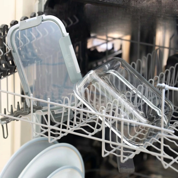 Набір зі 10 скляних ланчбоксів для їжі, термостійкі контейнери з герметичною кришкою