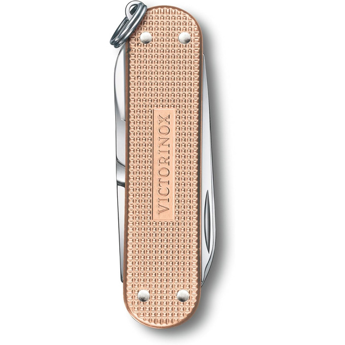 Мультитул Victorinox Classic SD Alox: Швейцарський ніж, 5 функцій, з файлом для нігтів (58 мм, колір персиковий)