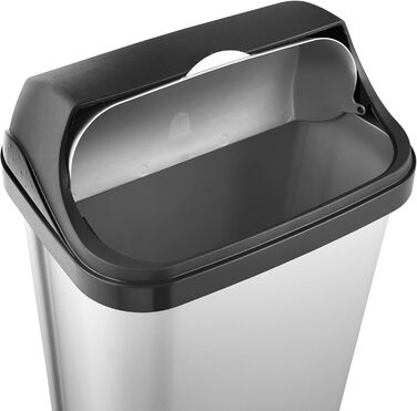 Сміттєвий бак з роликовим кришкою Keeeper Rasmus, світло-сріблястий (2x25 л)