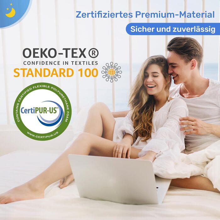 Ортопедична подушка Derila для шиї та голови, Memory Foam, оригінальна. Ергономічна подушка для сну на боці, спині та животі (Queen, 1 шт.)
