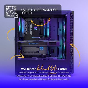 Корпус для ПК Endorfy Signum 300 Solid з Mesh-панеллю, 1 вентилятор PWM, фільтри проти пилу, ATX, EY2A003