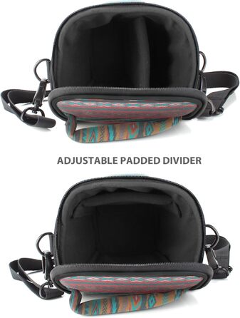 Чохол для камери DSLR USA Gear: зручний, регульований, з підкладкою, для Nikon, Canon, Panasonic, для подорожей