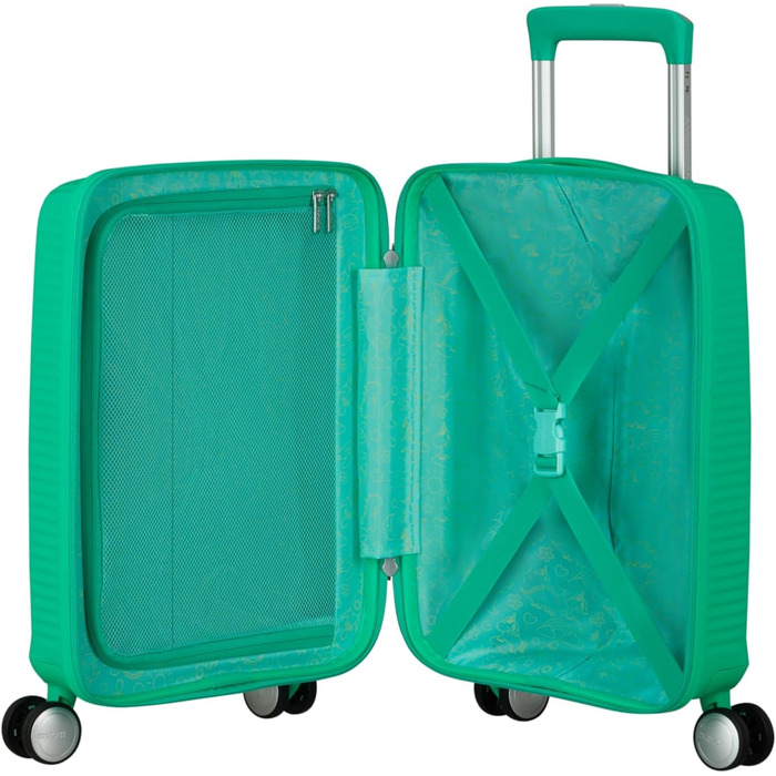 Чемодан American Tourister Hartschalenkoffer 77 см, Trolley з 4 колесами, TSA-замок, розширюваний, легкий, 97/110 л, чорний (Bass Black)