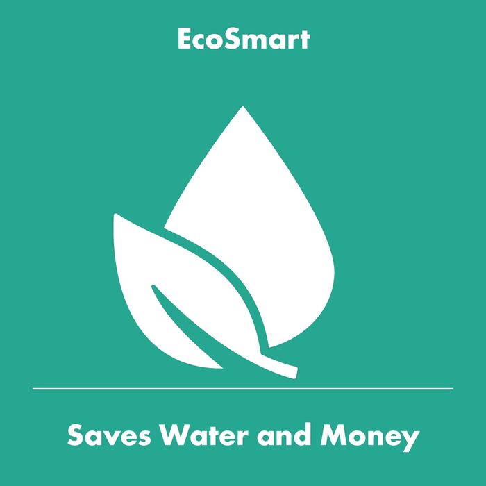 hansgrohe Raindance Select S - water-saving showerhead 9 l/min (EcoSmart), hand shower with 3 spray patterns, round shower head (⌀ 120 mm), water-saving showerhead with anti-limescale function, Chrome