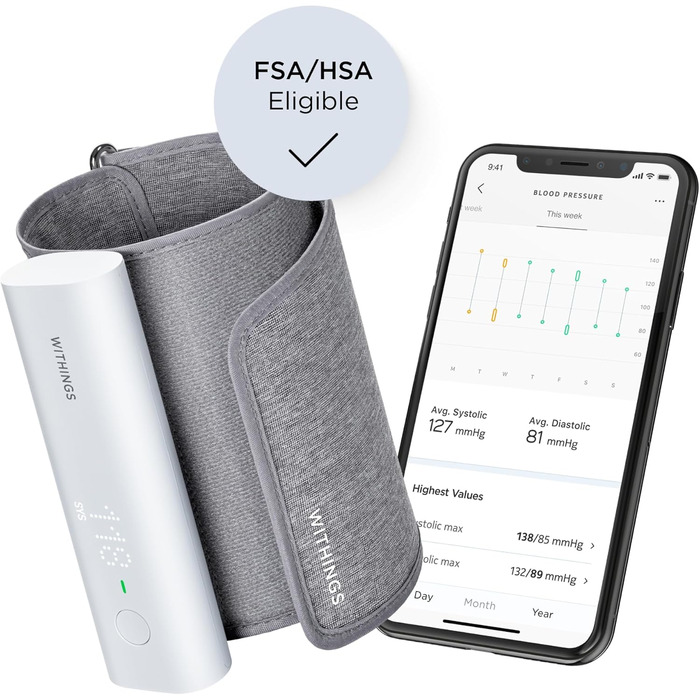 Withings BPM Connect - Розумний Wi-Fi тонометр, 1 шт.
