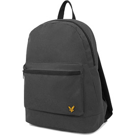 Чоловічий рюкзак Lyle & Scott 17 л, міцна тканина, відділення для ноутбука, базовий дизайн, колір Gunmetal