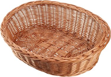 КADAX Лежанка для собак та котів з лози, природний колір, лежанка для собак, котячий кошик, лежак для тварин, лежанка для собак, місце для сну собаки, кошик для відпочинку (11x50x38 см)