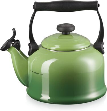 Le Creuset Kettle Tradition, Capacity: 2.1 l, Enameled Steel, Bamboo, 40102024080000