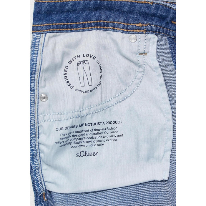 Джинси s.Oliver Suri Regular Fit High Rise Wide Leg сині (48)