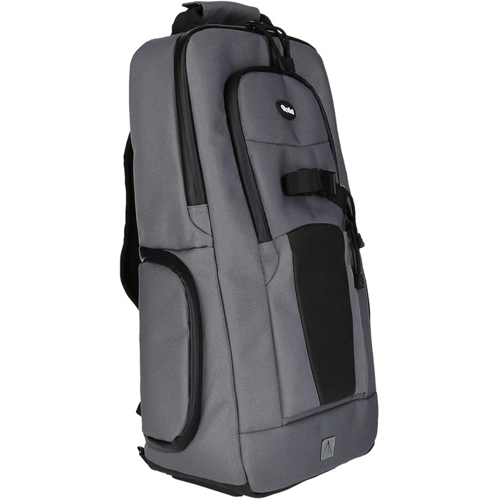 Сумка-слінг Rollei Fotoliner Ocean: фоторюкзак з перероблених пластикових пляшок (45 шт.), сірий, з дощовиком