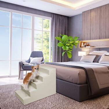 Сходинка для собак Mg Design - дерев'яна, з міцним каркасом, для диванів та ліжок, 40x45x5 см / 71x40.5x56 см