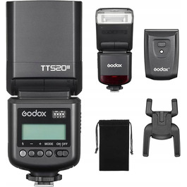 Похильна спалах-відбивач Godox TT520 III, GN33, 8 рівнів потужності, режими S1/S2