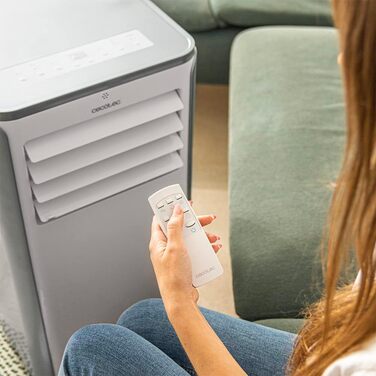 Мобільний кондиціонер Cecotec ForceClima 9000 BTU з Wi-Fi, охолодження до 25 м², пульт, LED-дисплей, 5 режимів, тепловий насос, таймер