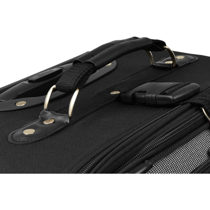 Набір валіз U.S. Traveler New Yorker (4 шт) – червоний, легкий, м'який, розширюваний