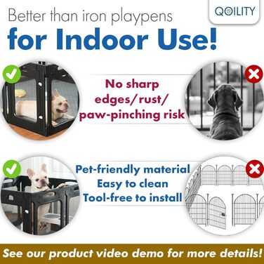 Клітка для собак, прозора, з дверцятами, 61 см, 12 панелей, зменшує тривожність, для цуценят та маленьких собак, біла (чорна, 61 см, 142,2 x 94 см)