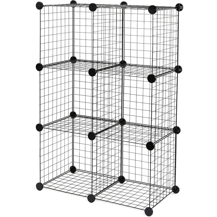 Amazon Basics Stackable Wire Grid Storage Cubes