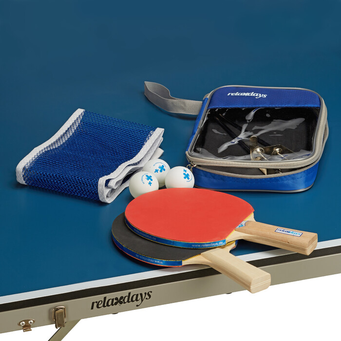 Relaxdays Table Tennis Set, 2 Stars