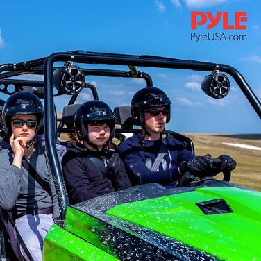 Вуличні акустичні колонки Pyle 800W, 2-смугові, чорні, для авто, тераси, басейну