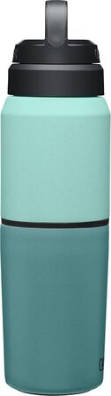 Camelbak Multibev Stainless Steel Vacuum Insulated Thermos Bottle (Coast/Lagoon, 503 ml)