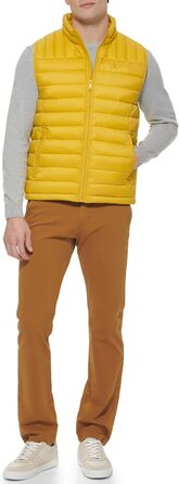 Жилет чоловічий Dockers Classic Ultra Loft Packable жовтого кольору (альтернатива пуховику)